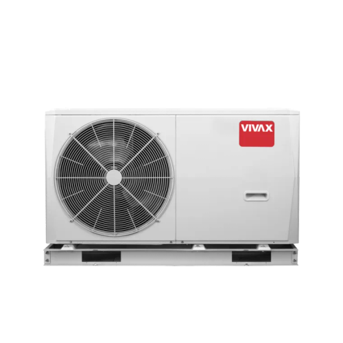 Vivax monoblokk R32 hőszivattyú szemből